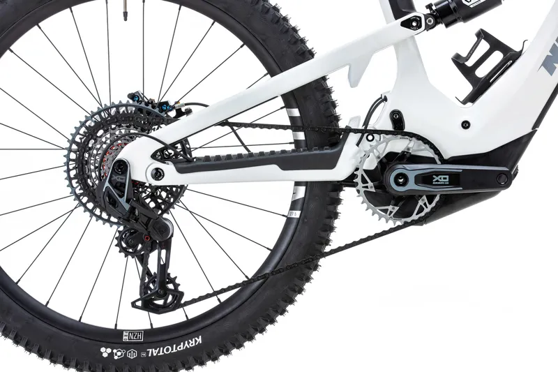 Nukeproof Megawatt 297 RS Carbon E-Mountain Bike X0 Eagle in White-10